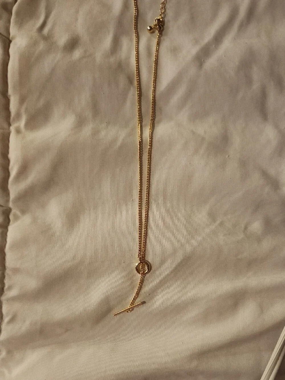 Uncommon James Gold Toggle Circle Necklace